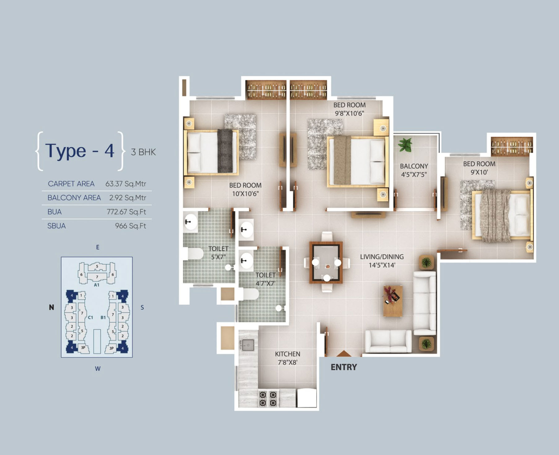 Royal Aawas Floor plan